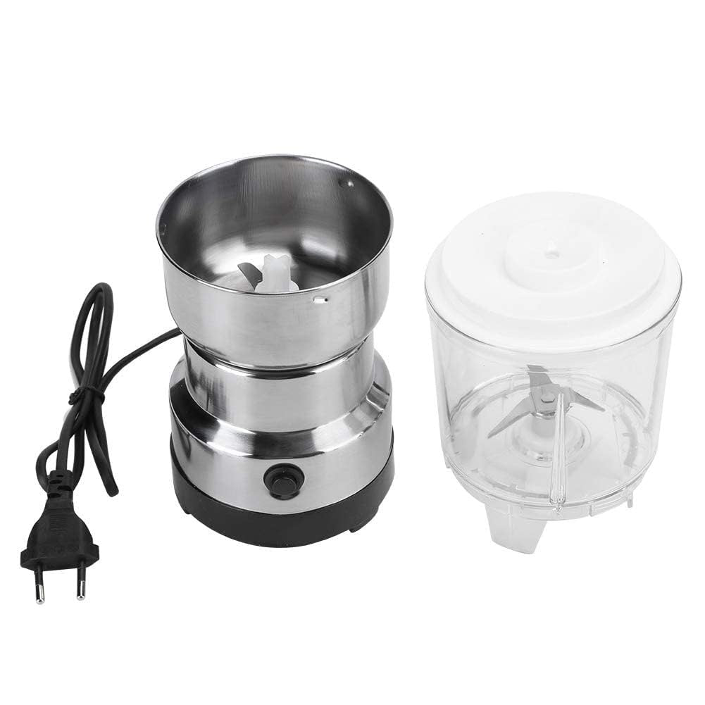 Adjustable Electric Coffee Grinder & Juicer – Stainless Steel Blade Multi-Purpose Spice & Bean Grinder (100–300W)