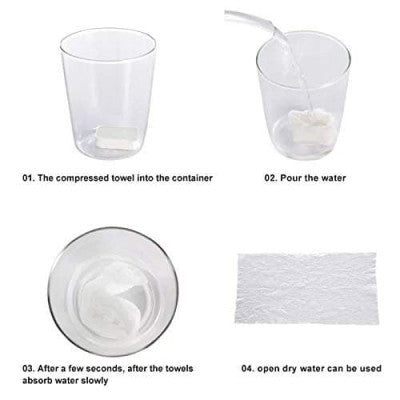 Magic Tablet Tissue Towel – Ultra-Compact, Expandable Travel Wipes for Instant Use