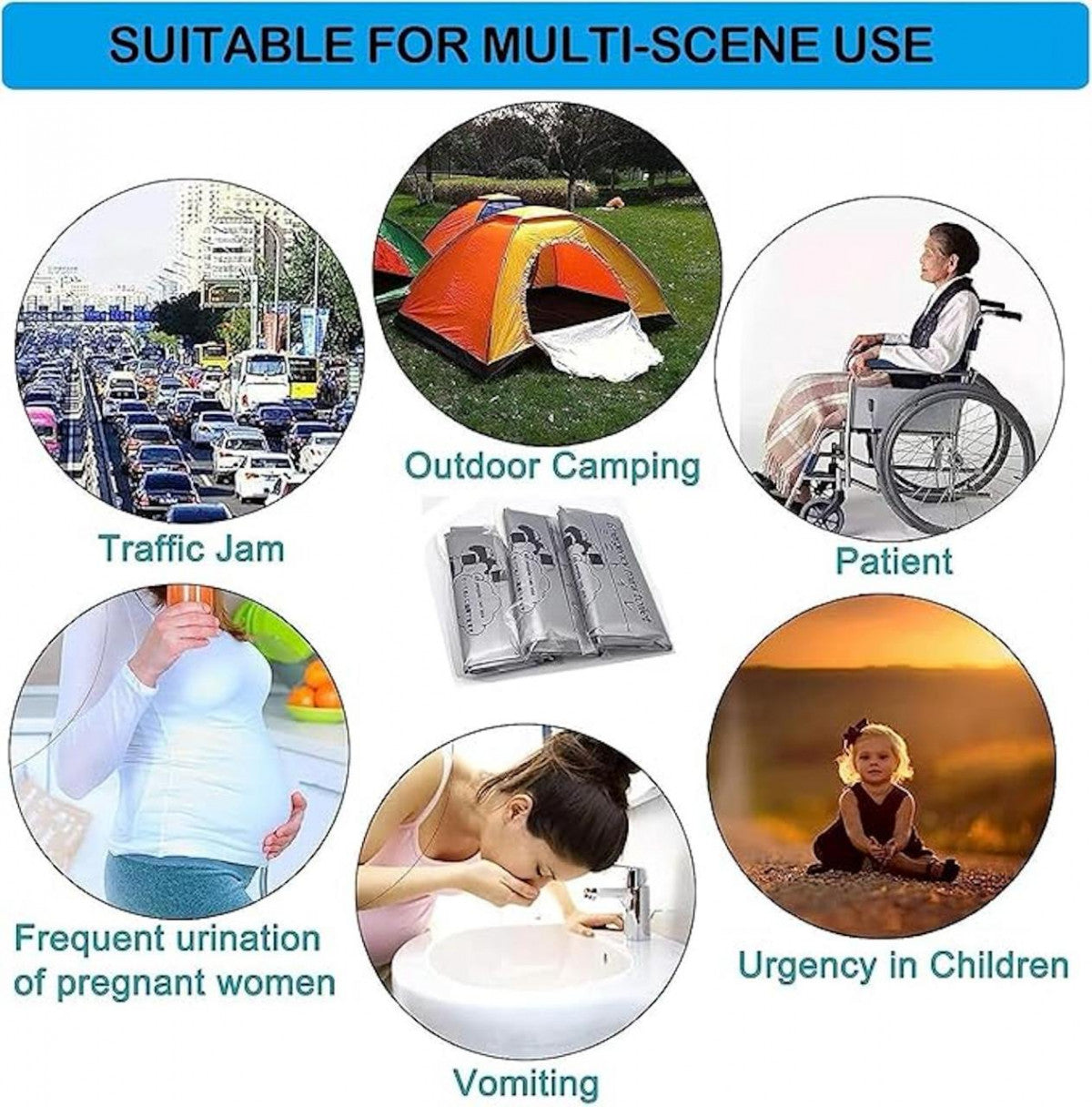 Disposable Urine Bags – Leak-Proof, Unisex Travel & Emergency Solution (700ml)