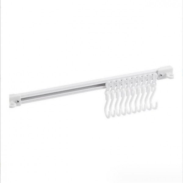 Kitchen Cabinet Wall Sliding Hook – No-Drill Self-Adhesive Multi-Purpose Organizer Rack