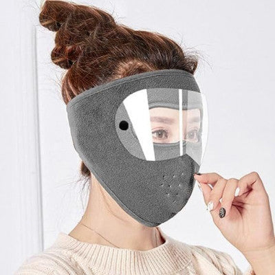 Unisex Winter Full Face Mask – Windproof Cotton Balaclava with Eye Protection