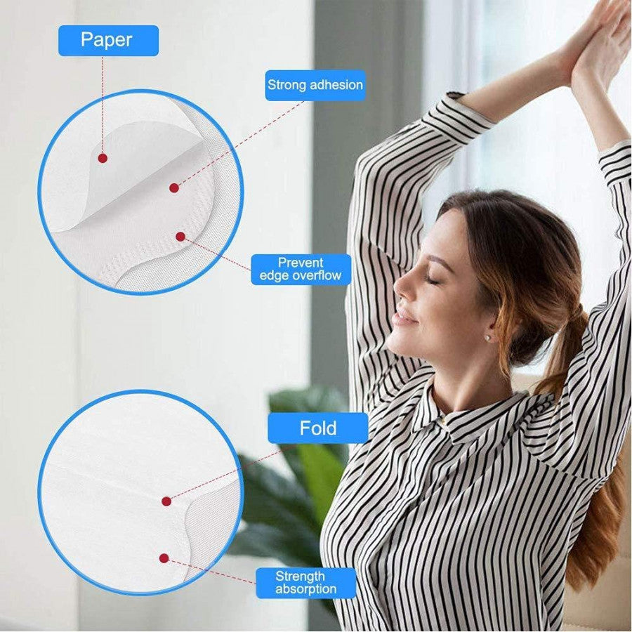 Underarm Sweat Pads – Disposable Sweat Absorbing & Anti-Stain Protection Shields
