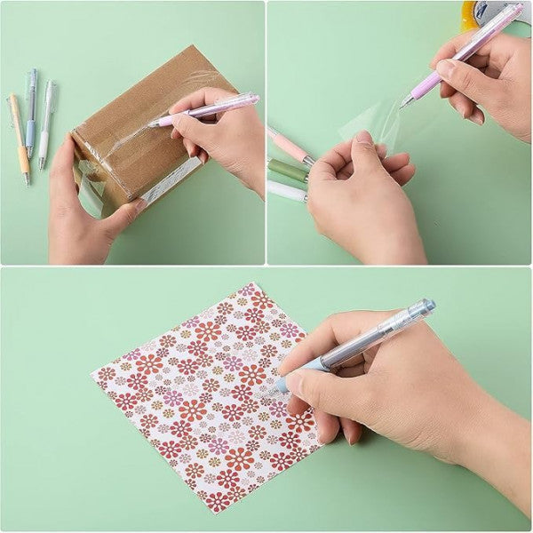 Craft Pen Cutter – Precision Cutting Tool with Retractable Blade & Colorful Grip Set