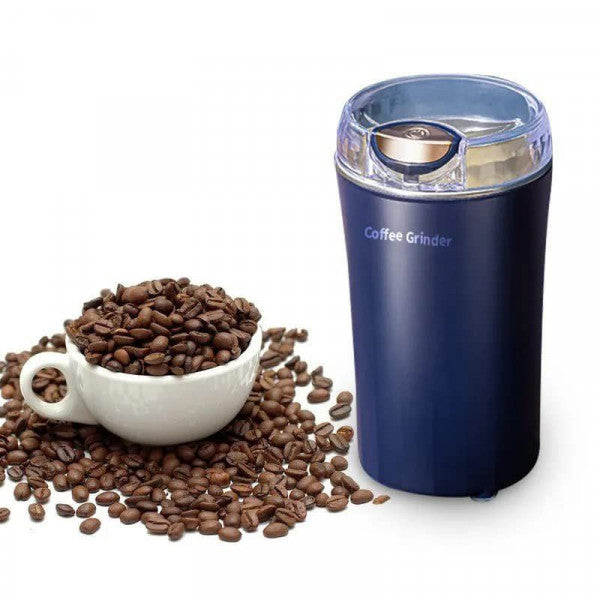 Stainless Steel Electric Coffee Grinder – Spice, Bean & Nut Grinder (Multicolor)