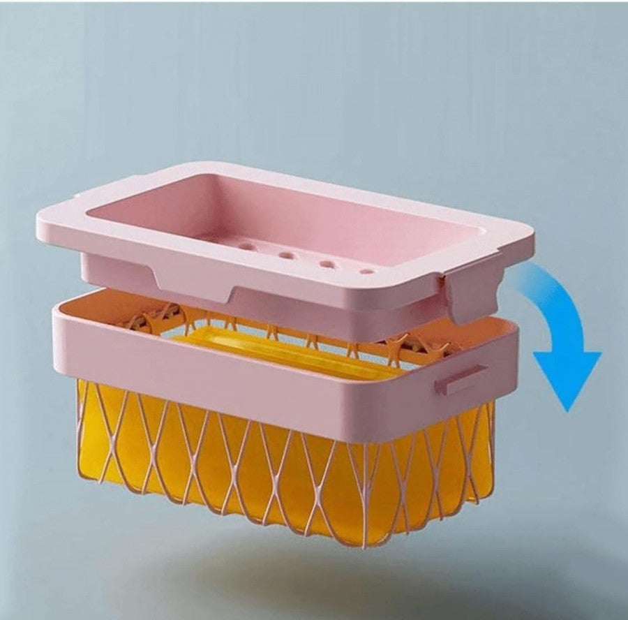 Elastic Mesh Soap Bubble Box – Rich Foam Maker & Soap Saver