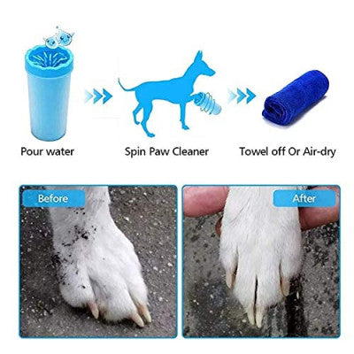 Pet Foot Washing Cup – Quick & Gentle Paw Cleaner for Dogs & Cats
