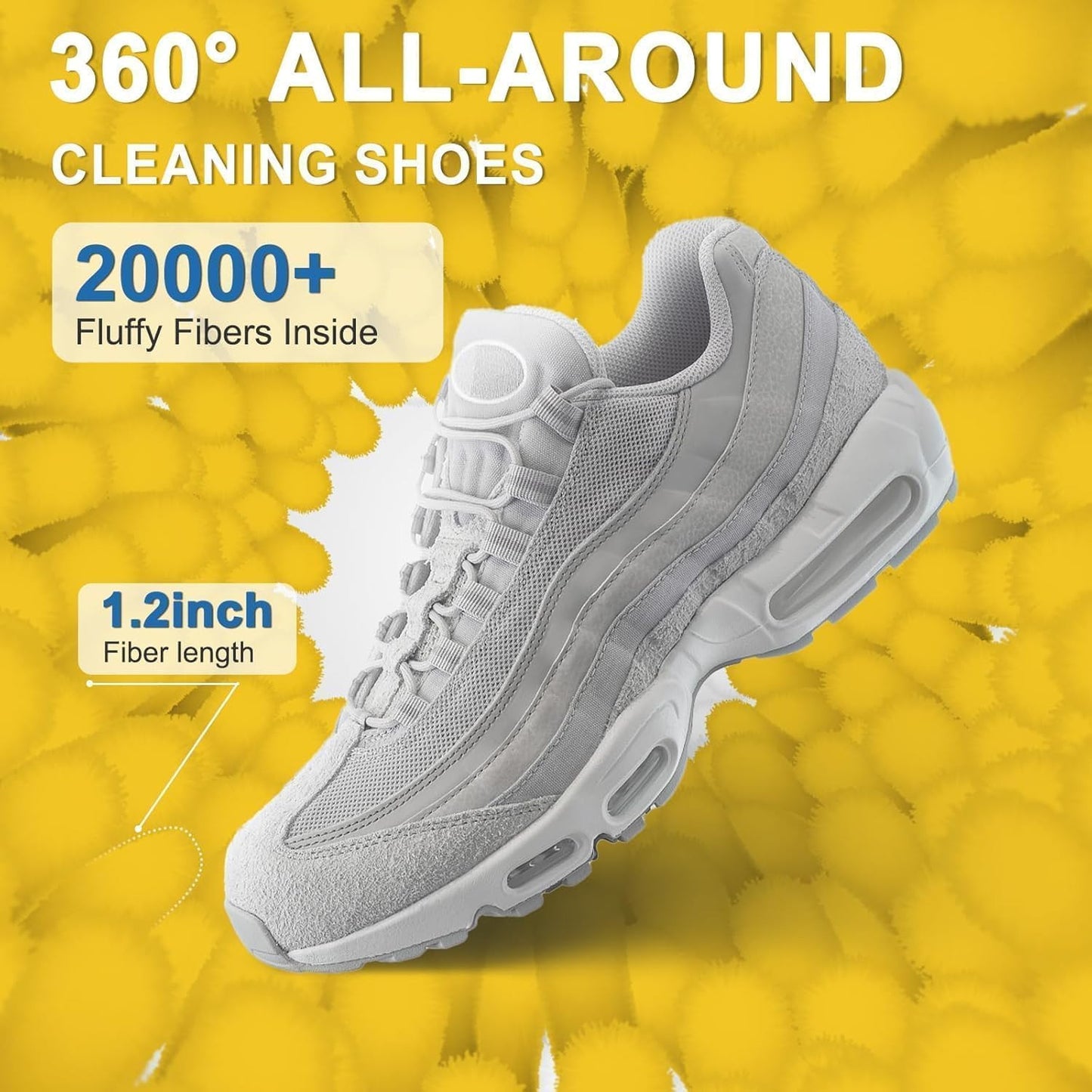 Premium Shoe Washing Bag – Invisible Zipper, 360° Cleaning & Protection