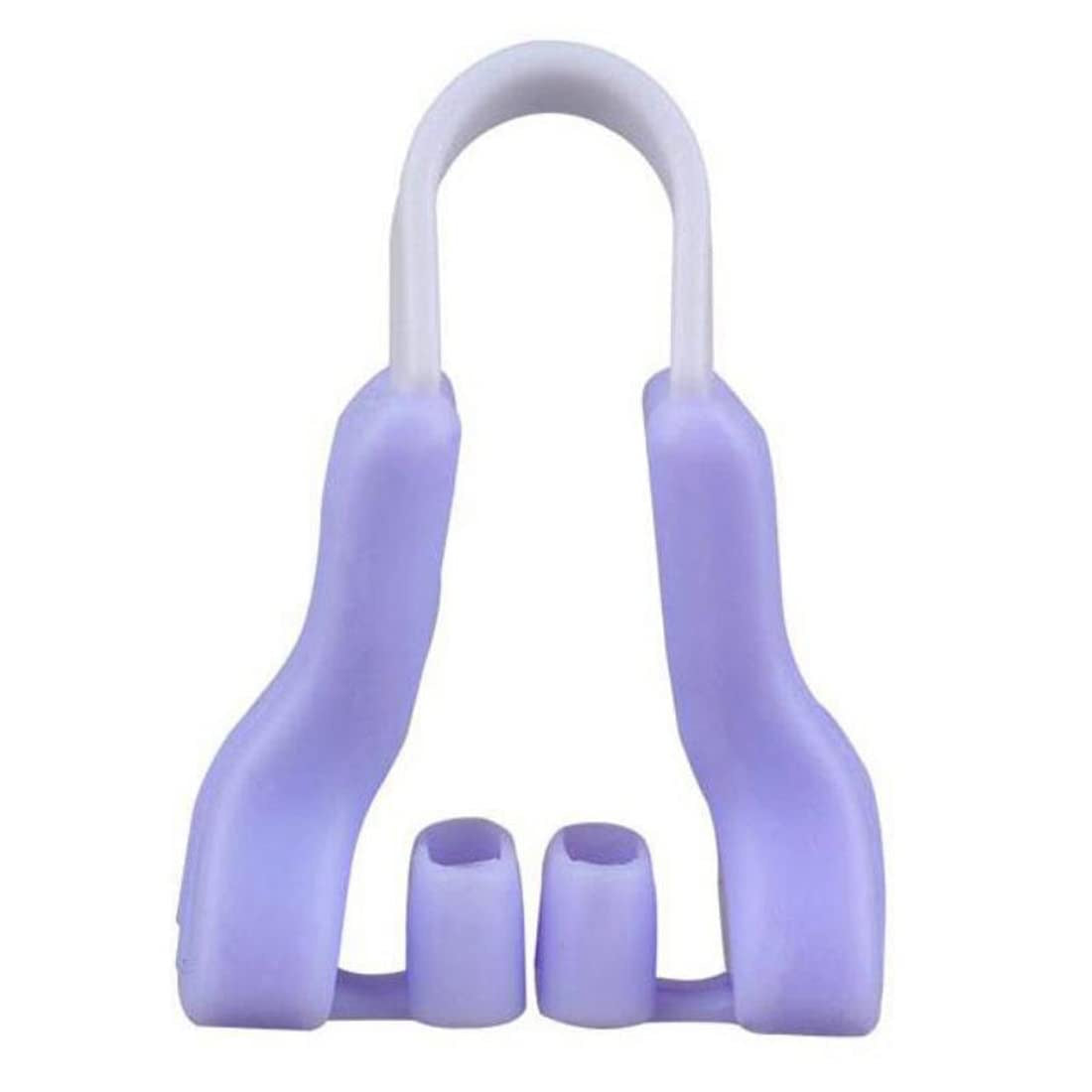 Nose Corrector Clip, Silicone Nose Shaper Clip Convinient Safe for Straighten Nose Bridge for Reshape Nose Braces Beauty Tools Upper Nose Clip Beauty Tool Nose Lifting Clip Nose Lifter Purple Training