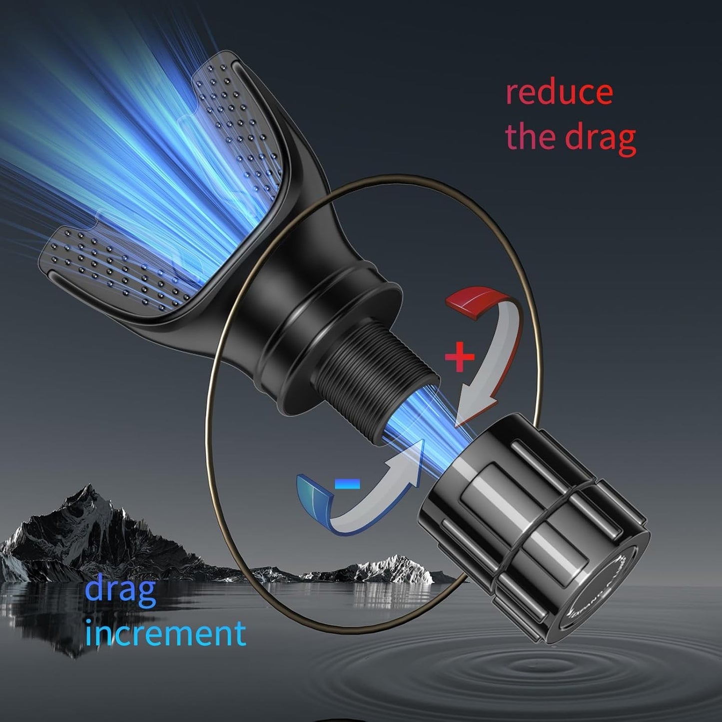 Exerciser Device with Adjustable Resistance, Running Yoga Exercise Accessories Compact & Ergonomic Mouth Bite Device for Adult