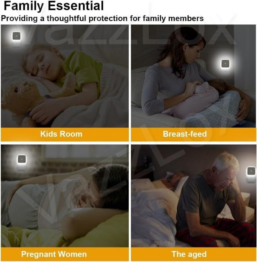 Automatic Sensor Night Light – Smart Plug-In LED Lamp