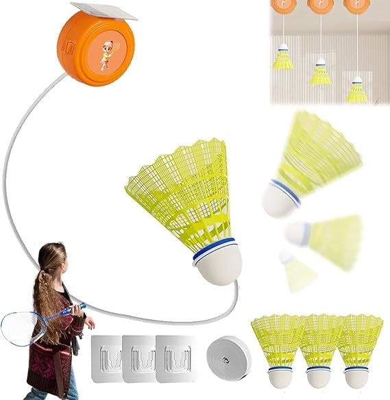 Badminton Trainer Tennis Portable Kit Badminton
Equipment Single-player Training Device Trainer Tools Training Equipment Training Set Durable Abs Individual
