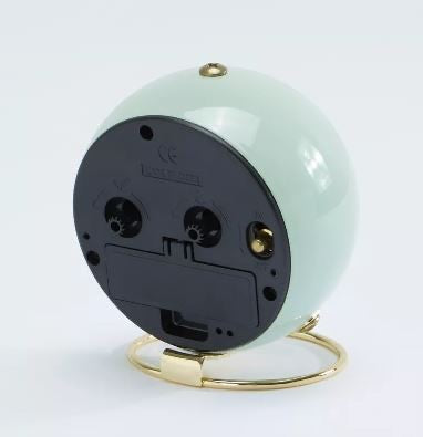 Analog Alarm Clocks, Retro Backlight Cute Simple Design Small Desk Clock with Night Light, Silent Non-Ticking, Battery Powered for Kids, Bedroom, Travel, Bedside Desktop