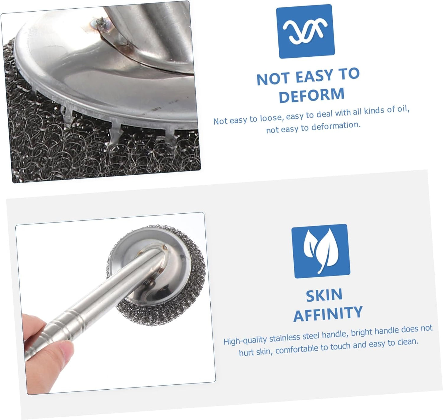 Steel Ball Brush Dish Cleaner Wok Cleaning Brush Dishwasher Cleaner Wire Brush Wrapped
Scouring Pads Metal Scouring Pad Cup Brush