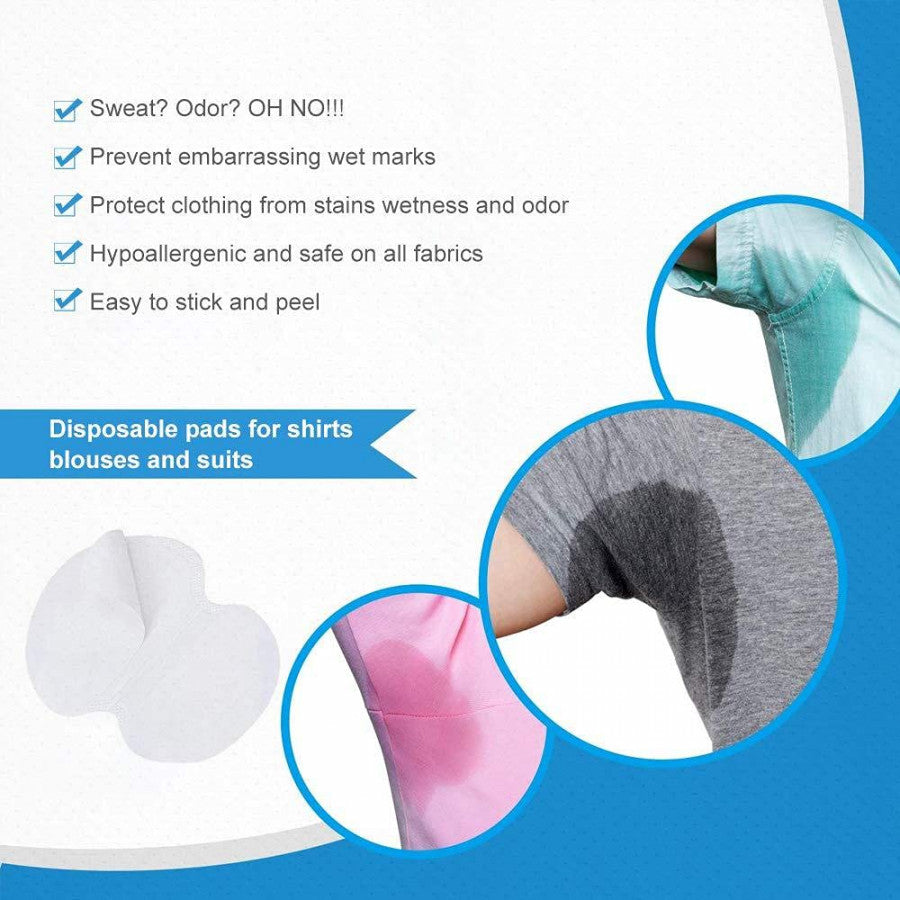 Underarm Sweat Pads – Disposable Sweat Absorbing & Anti-Stain Protection Shields