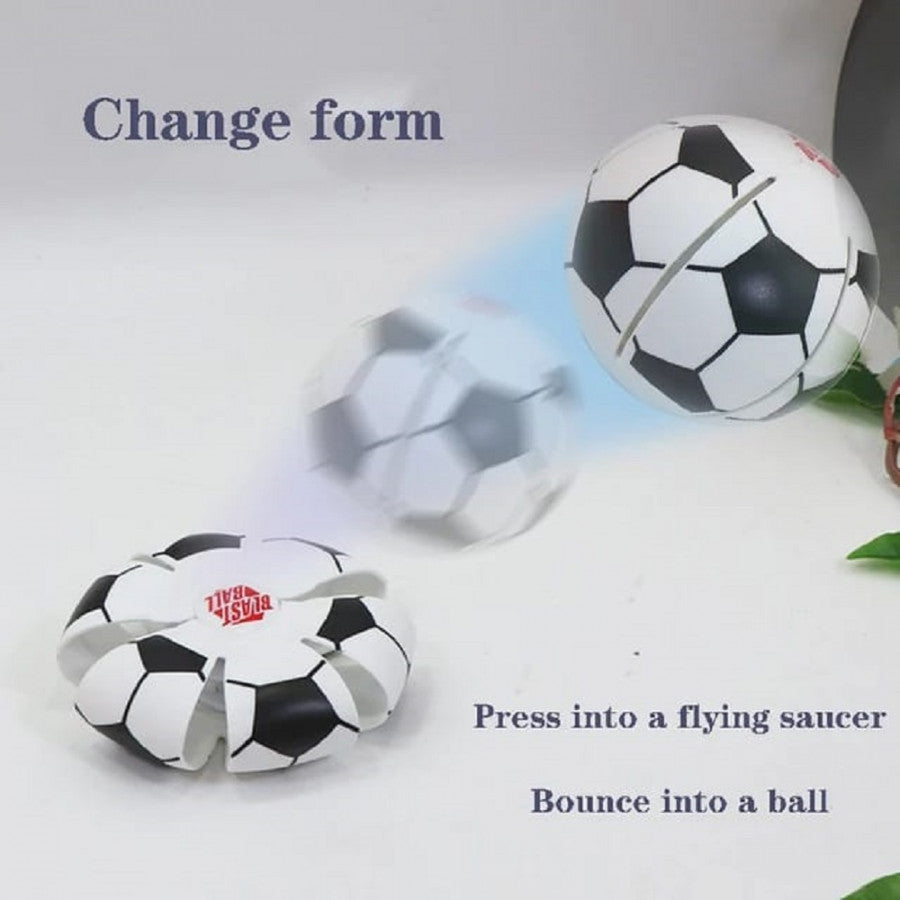 Mini UFO Pop Up Ball – Transforming Flying Saucer & Bounce Toy - Multicolor