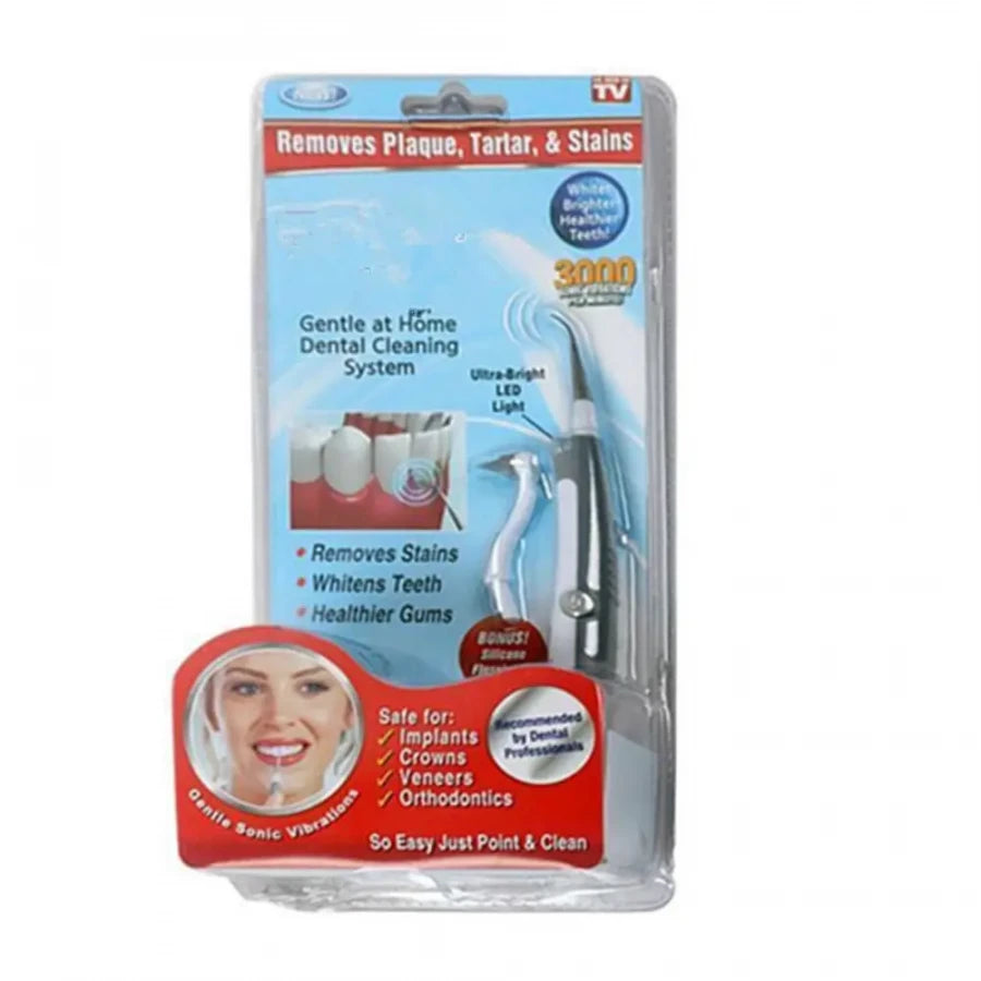 Ultrasonic Electric Dental Cleaner with LED Light – Professional Plaque & Tartar Remover