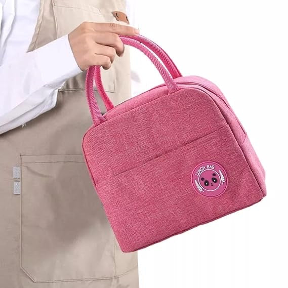 Waterproof Thermal Insulated Travel Storage Leak-Proof Hot Cold Lunch Bag Reusable Tote Bag with Inner Aluminum Foil for School Picnic Office Outdoor