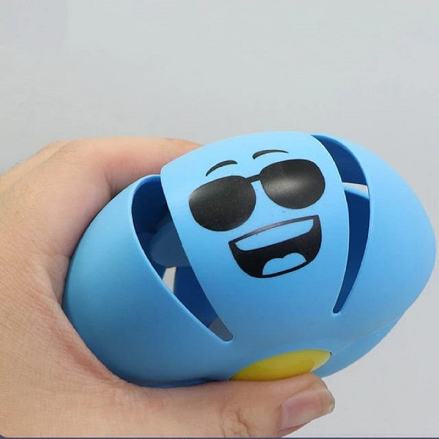 Mini UFO Pop Up Ball – Transforming Flying Saucer & Bounce Toy - Multicolor