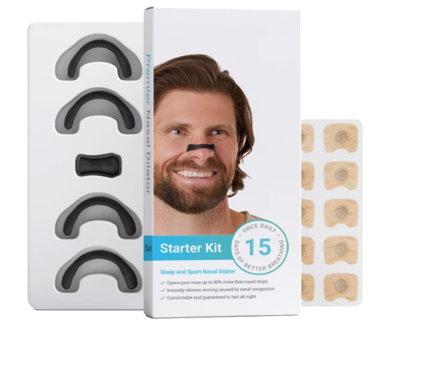 🌙 Magnetic Nasal Strips – Anti-Snore, Breath-Enhancing & Sleep-Improving Relief - 15 Strips Pck