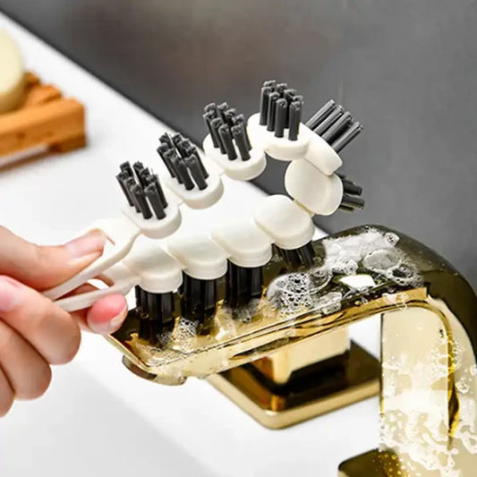 New Flexible Gap Cleaning Brush – Deep Crevice Dirt Remover with Ergonomic Handle & Hanging Hook