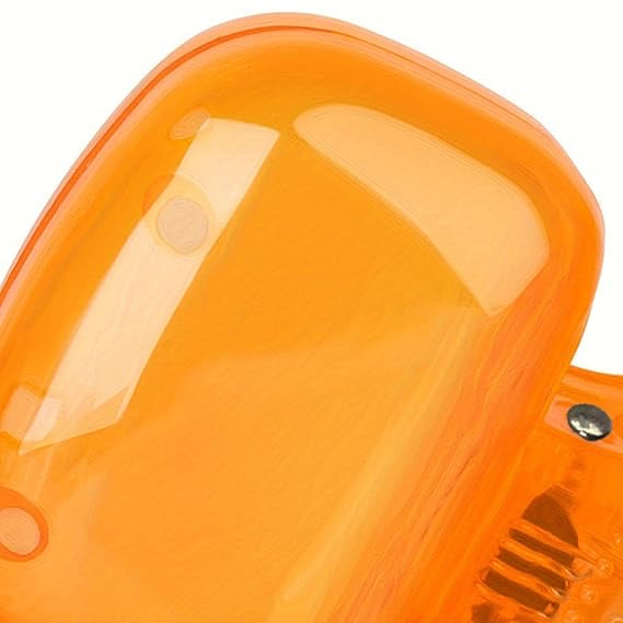 Travel Toothbrush Head Covers Toothbrush Protector Cap Brush Pod Case Protective Portable Plastic Clip for Business, School, Bathroom, Camping (4pcs Pack)