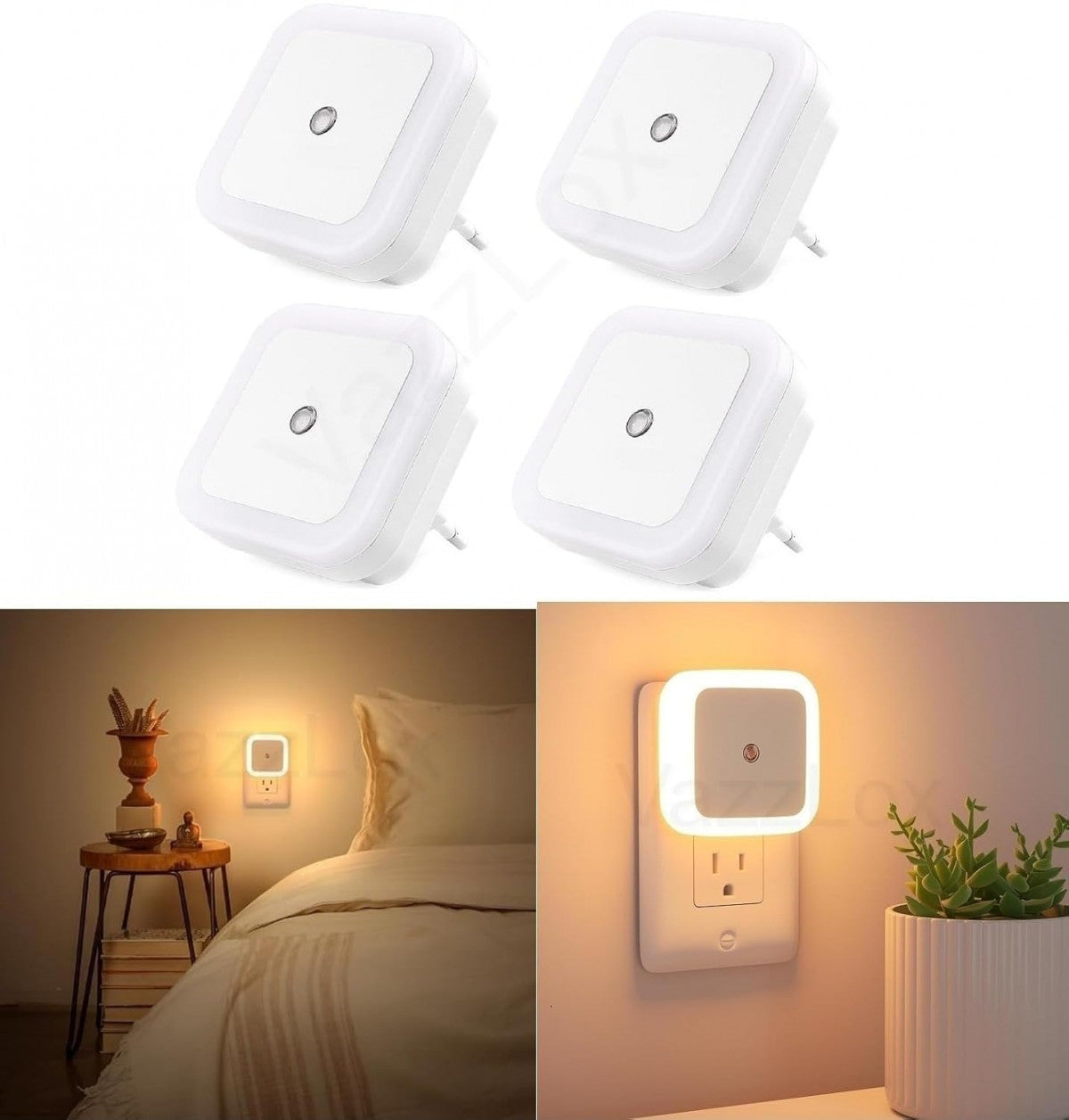 Automatic Sensor Night Light – Smart Plug-In LED Lamp