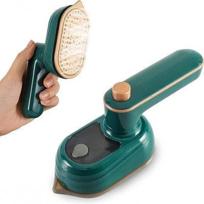 NEW PORTABLE FOLDABLE MINI IRON – 2-in-1 Wet & Dry Travel Steamer