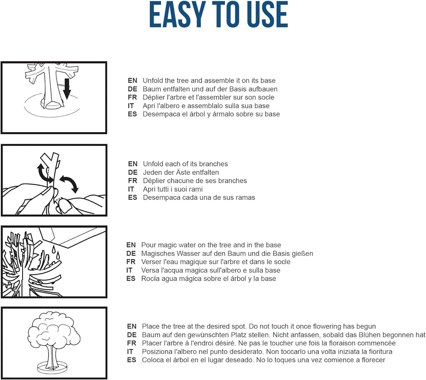 Magic Growing Tree (Mix) – DIY Crystal Growth Christmas Tree Toy for Kids