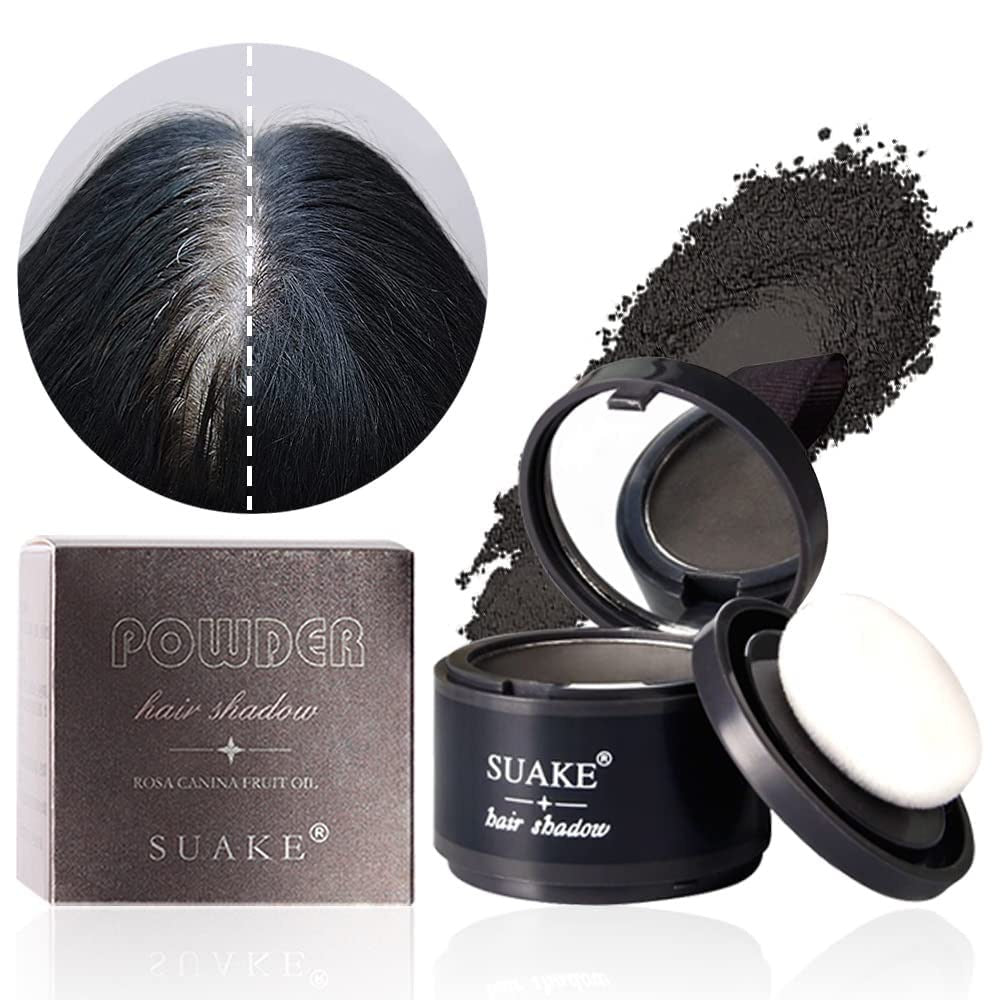 Hairline Powder Instantly Conceals Hair Root Touch Up Hair, Hair Toppers for Women & Men, Hair Fibers for Thinning Hair Non Sticky, Cover Up, Stain-Proof Long Lasting
