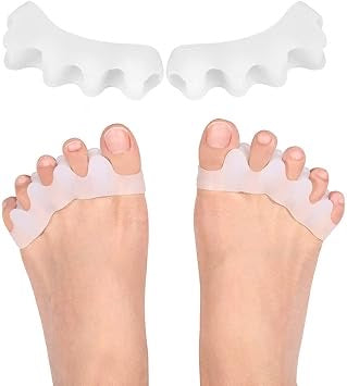 Orthopaedic Toe Separators Against Hallux
Valgus Claw Toes, Toe Separator for Men and Women, Skin-Friendly Soft Gel Silicone Toe Separator - 1 Pair