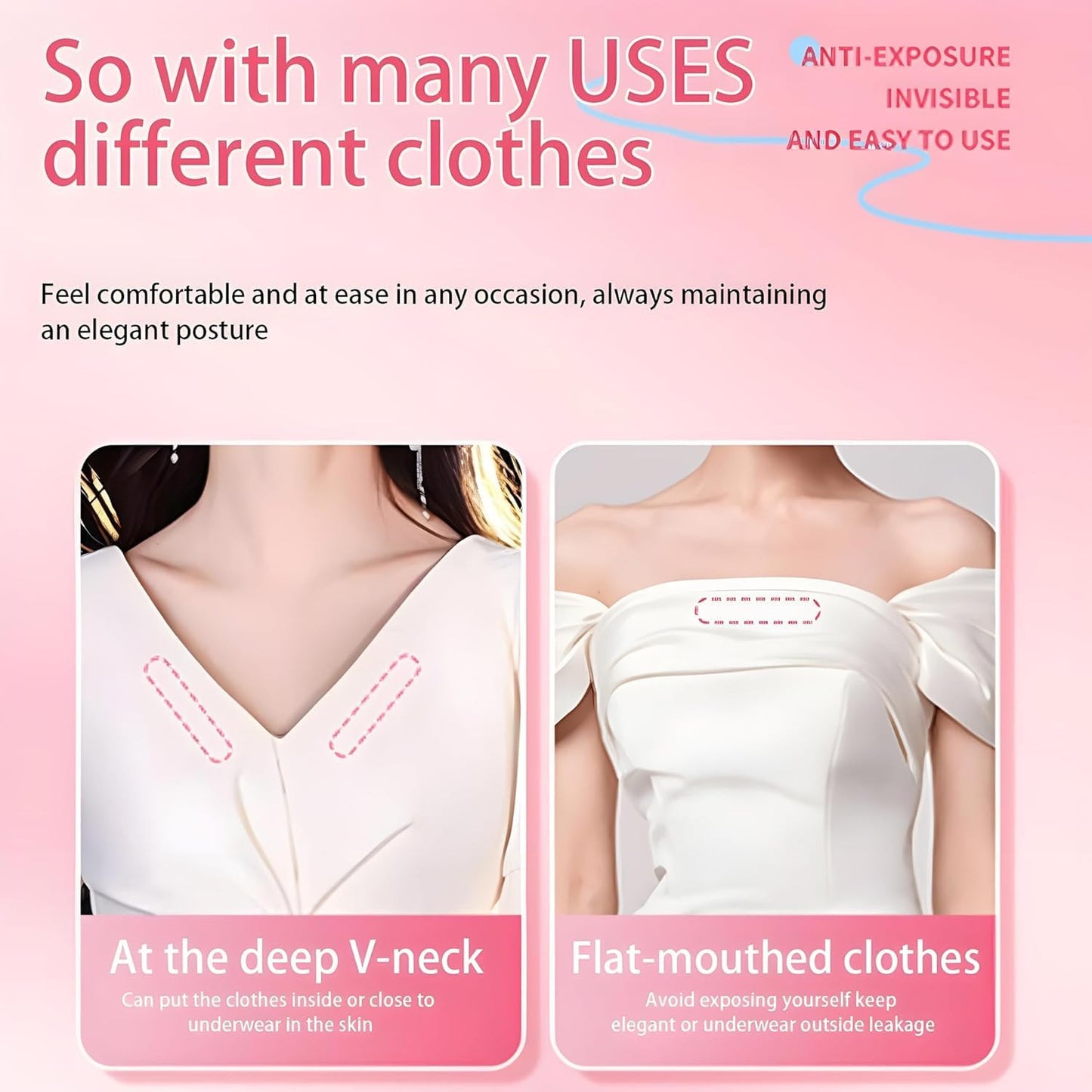 Sweatproof Roll-On Fashion Adhesive for Saree & Dress Hold