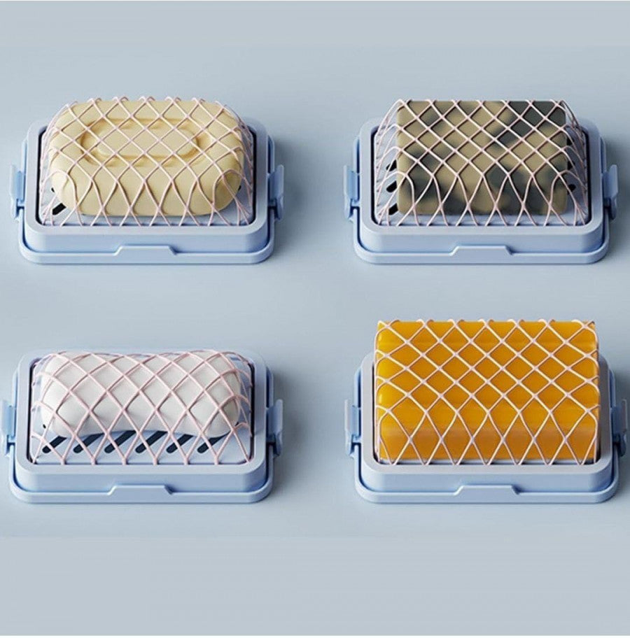 Elastic Mesh Soap Bubble Box – Rich Foam Maker & Soap Saver