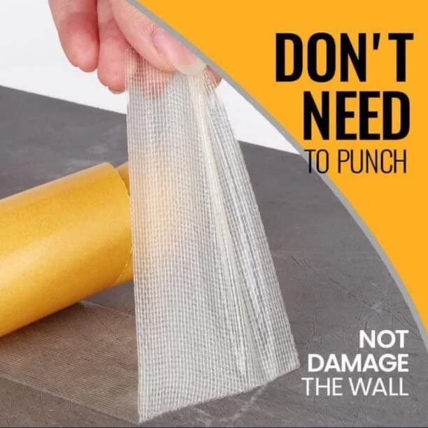 Double Sided Carpet Tape Heavy Duty, Super Strong Sticky Tape for Carpet, Non Slip Waterproof Removable Mesh Grid Suitable for Hardwood Floors, Mats, Wall Hanging, Paste Decoration