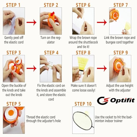 Badminton Trainer Tennis Portable Kit Badminton
Equipment Single-player Training Device Trainer Tools Training Equipment Training Set Durable Abs Individual