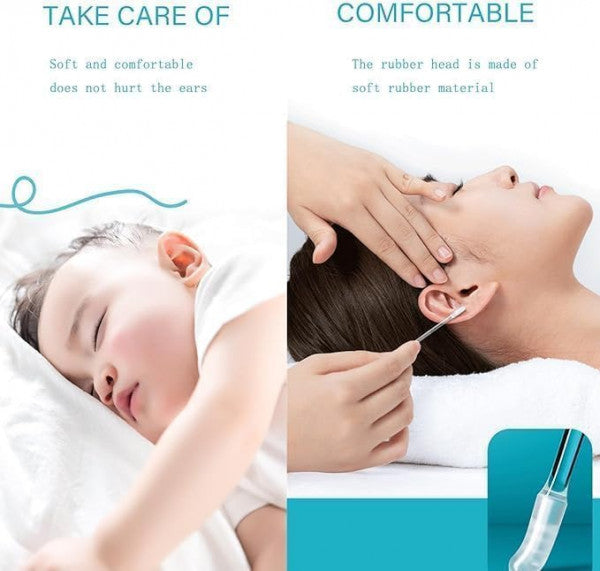 SafeTouch Adhesive Ear Wax Cleaner Stick – Soft & Reusable Ear Cleaning Tool (Pack of 24)