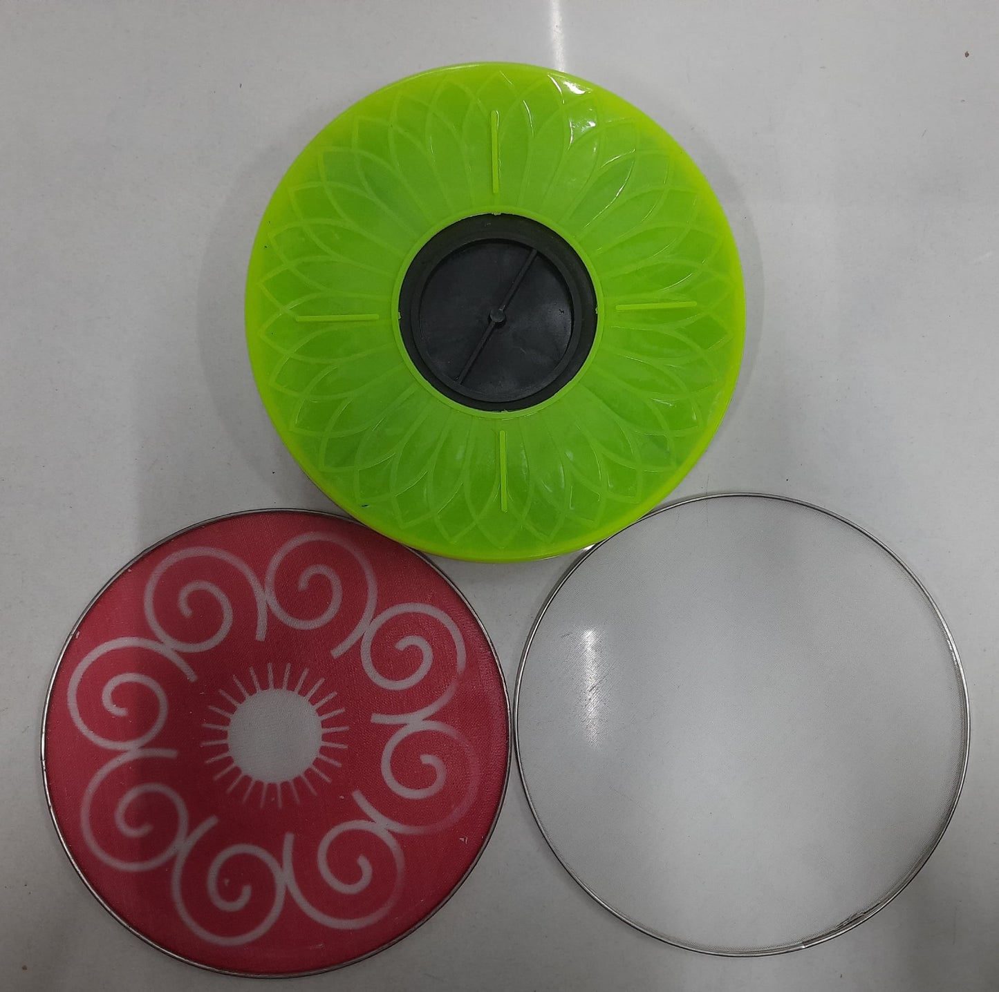 Magic Rangoli Making Kit Includes Tool (8 inch), Rangoli Filler Jali for Diwali Home Decor Indoor Outdoor Decoration (Random Design) by Curated Cart