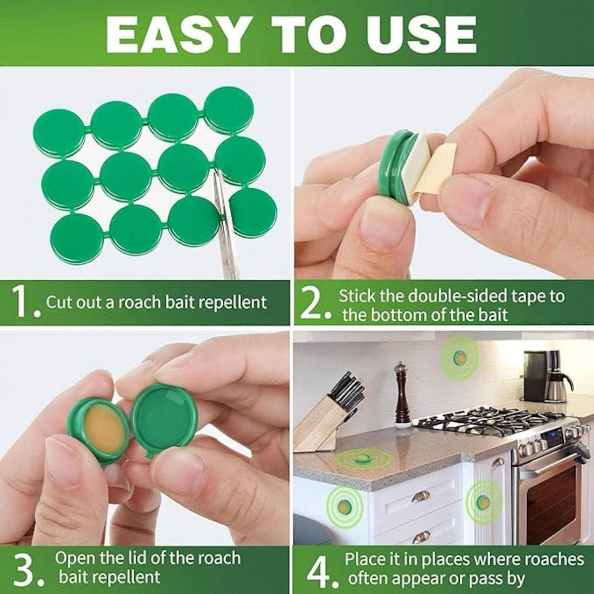 Cockroach Killer Gel Trap – Powerful Indoor Roach Control with Long-Lasting Protection