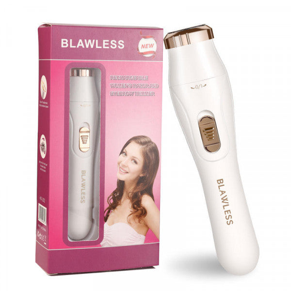3-in-1 Painless Hair Remover Trimmer – Lipstick-Size Precision Facial Shaver for Women