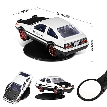 AE86 Drifting Spin Car Ornament – Die-Cast Dashboard Drift Toy with Spinning Action | Perfect for Car Lovers, Collectors & Initial D Fans