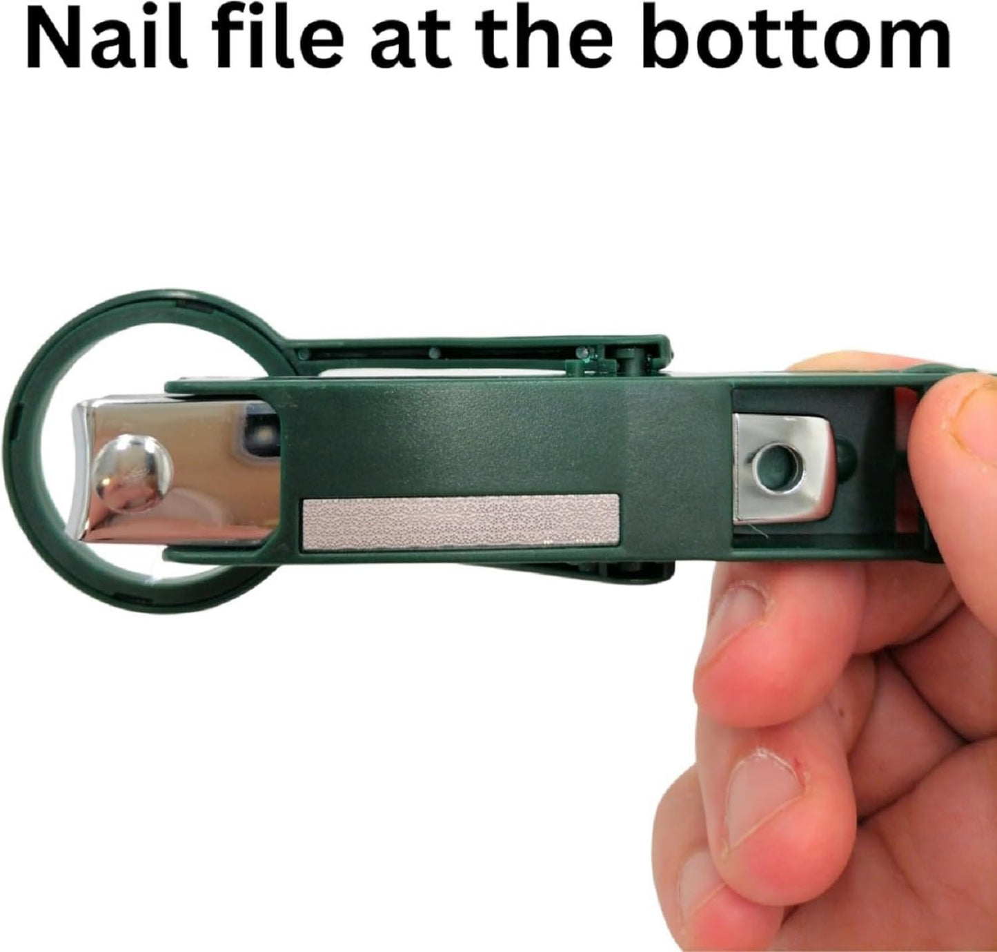 Magnifying Nail Cutter with 3X Lens – Precision Stainless Steel Trimmer for Easy & Safe Grooming