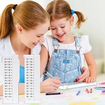 Children's Practice Math Board, Reusable Oral Arithmetic Writing Montessori Counting Toy, Math Flash Card, Addition & Subtraction Learning Calculate Set