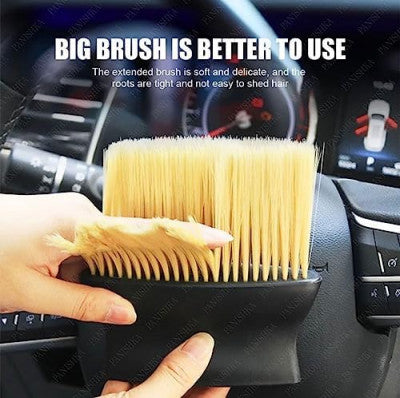 Car Interior Cleaning Brush – Soft Detailing Brush for Dashboard, AC Vent & Console