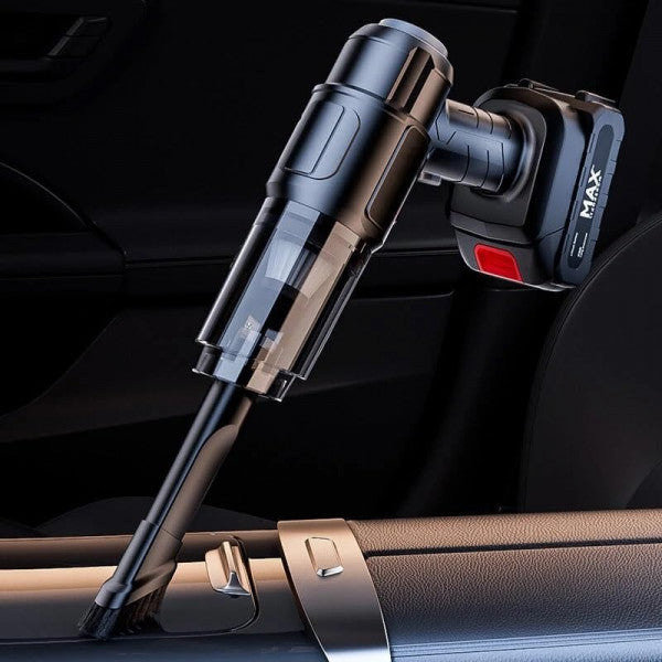 Wireless Portable Car Vacuum Cleaner – 4-in-1 Air Duster, Inflator & 21000Pa Powerful Suction