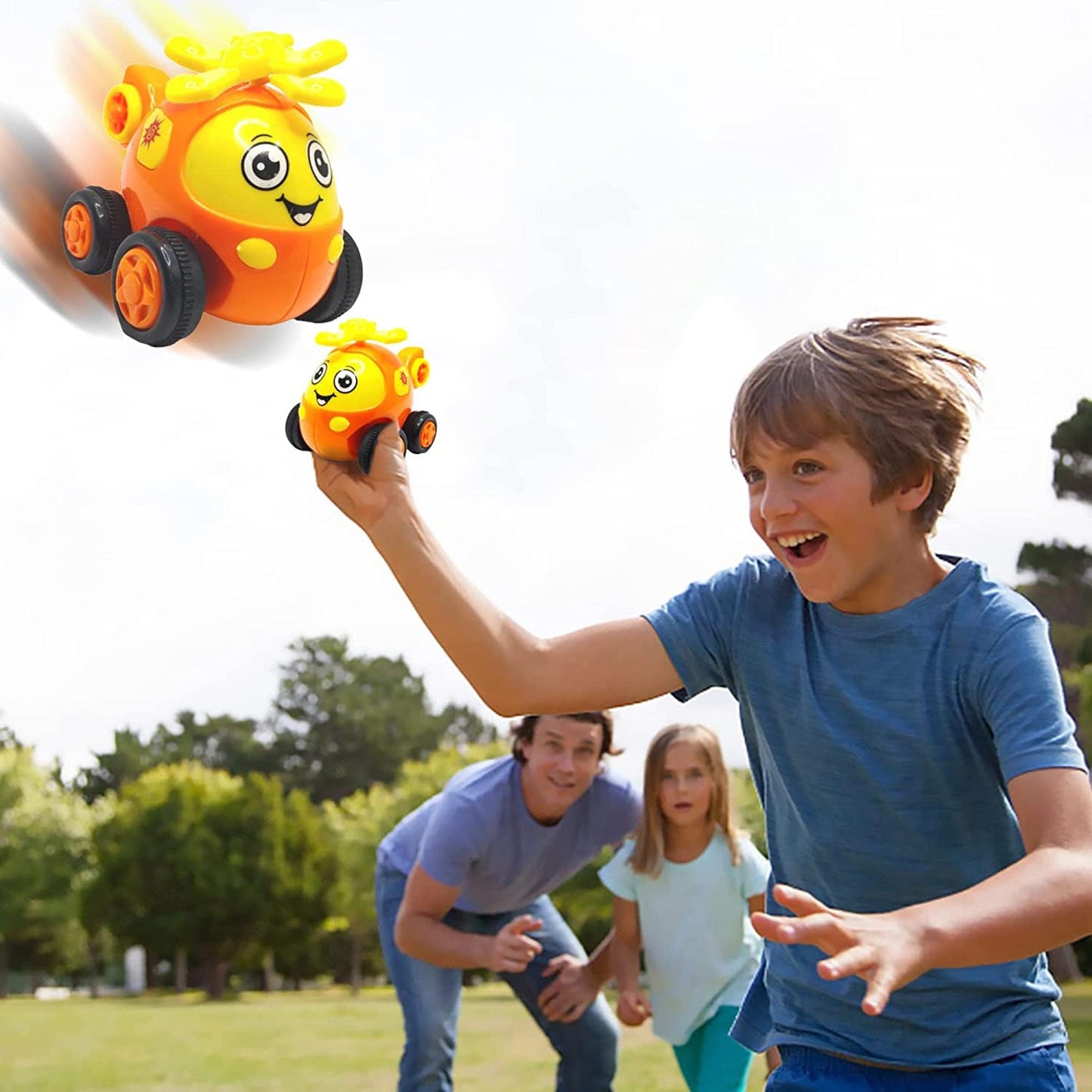 Friction Powered Helicopter Toy – Fun Push & Go Vehicle for Kids