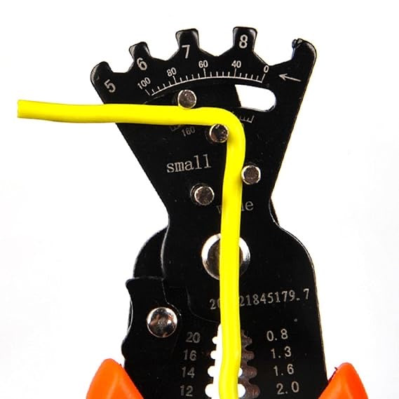 5-in-1 Wire Stripper & Bending Pliers – Multifunctional Electrician Tool for Cutting, Stripping, Crimping, Winding & Wrenching, Non-Slip Handle