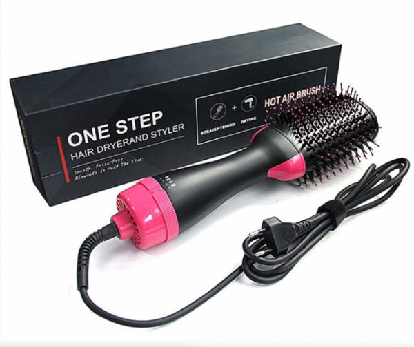 One Step Hair Dryer & Volumizer Brush – 3-in-1 Styler, Curler & Straightener