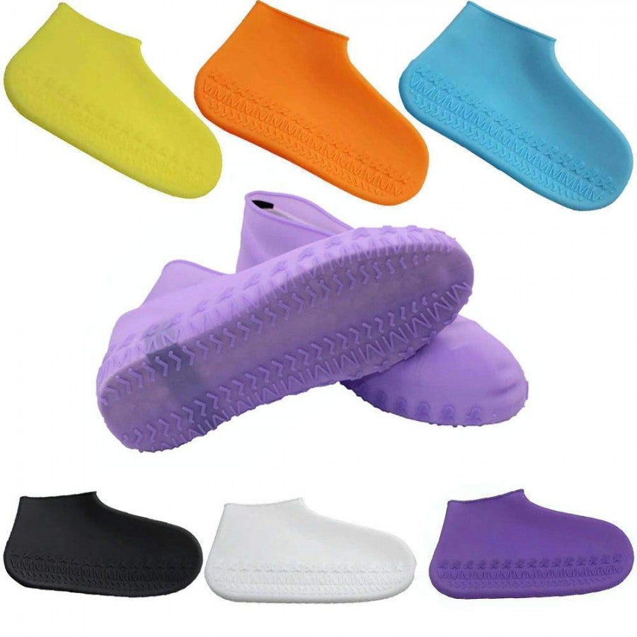 Silicone Waterproof Shoe Covers – M Size | Reusable, Non-Slip & Foldable Rain Protection