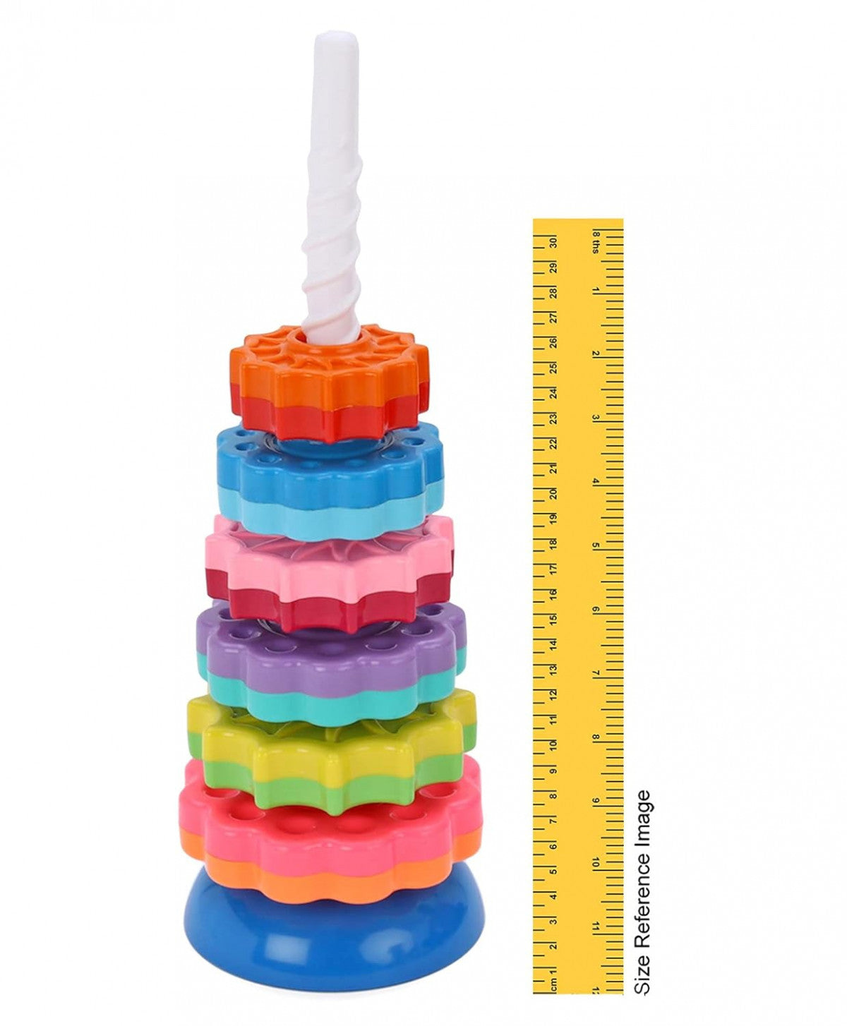 Spinning Tower Game – Fun Stacking & Balancing Game for Kids, Family & Party Play - Multicolor