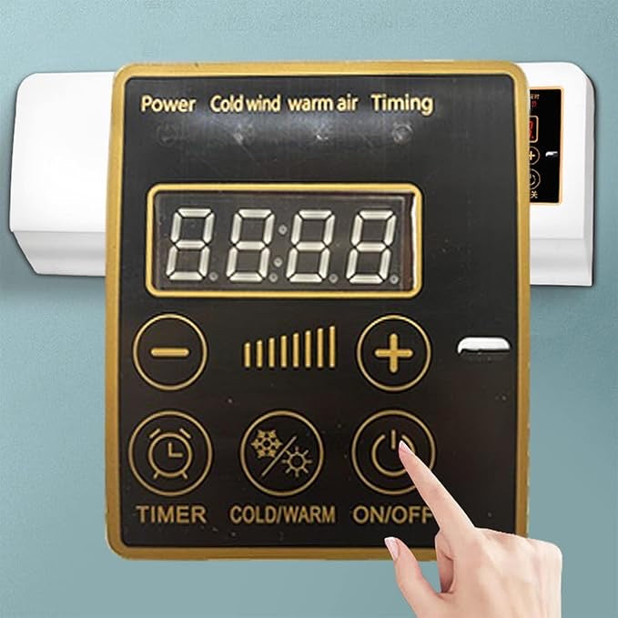 Mini 2-in-1 Wall-Mounted AC & Heater – Portable Smart Climate Control with Remote