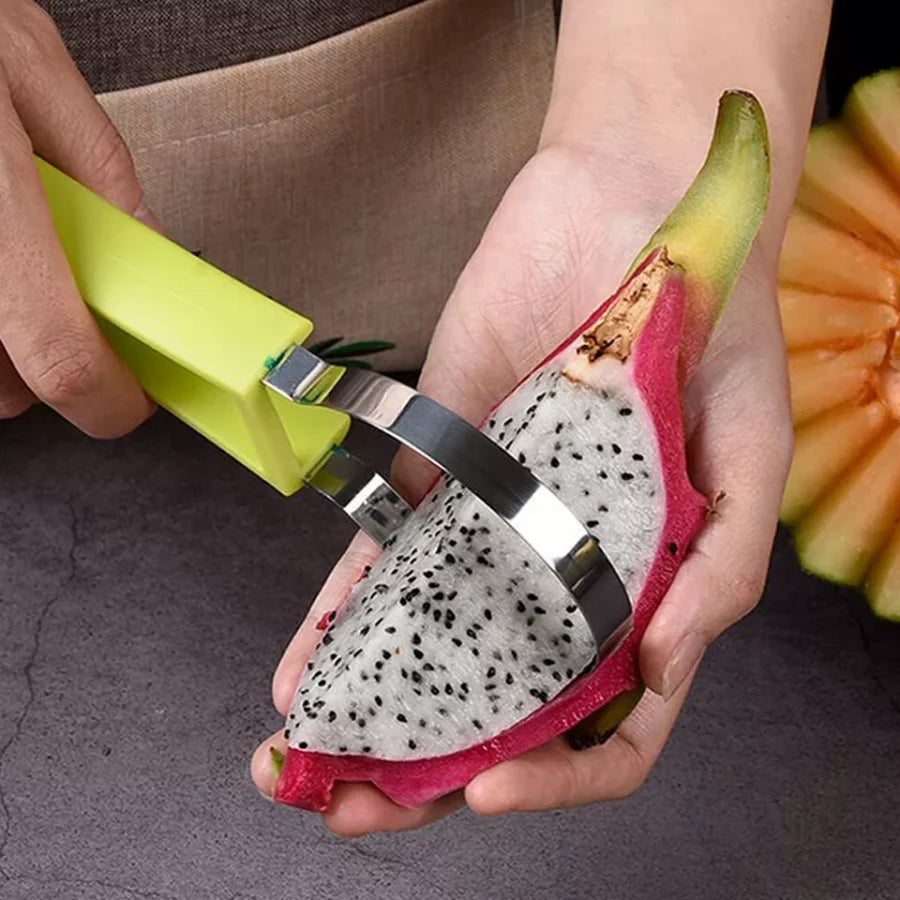 4-in-1 Fruit Scooper, Melon Baller & Carving Tool – Multi-Purpose Kitchen Gadget